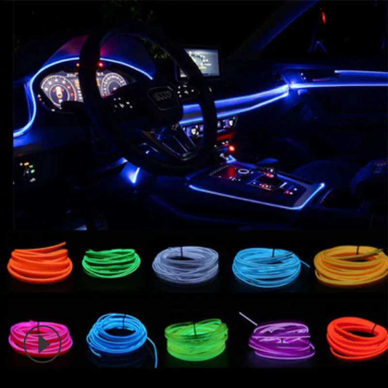 Car Interior Neon Light Usb - USB 드라이브 1M / 2M /
