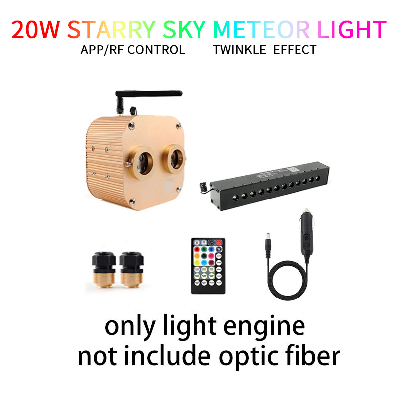 Car Roof Star Light Fiber Optic - 20W 유성 반짝임 자동차 별이 빛나는