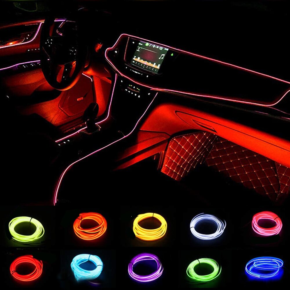 Car Interior Neon Light Usb - 1M/3M/5M USB LED 주변 조명 자동차