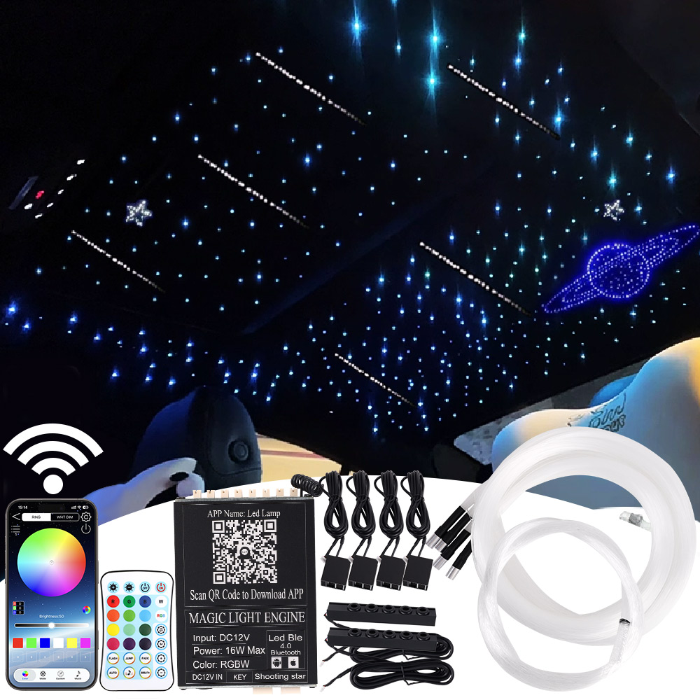 Car Roof Star Light Fiber Optic - 16W 반짝임 별이 빛나는 하늘 자동차