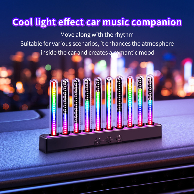 Car Ambient Light Sound Activated - 자동차 주변 조명 리듬 조명 음성