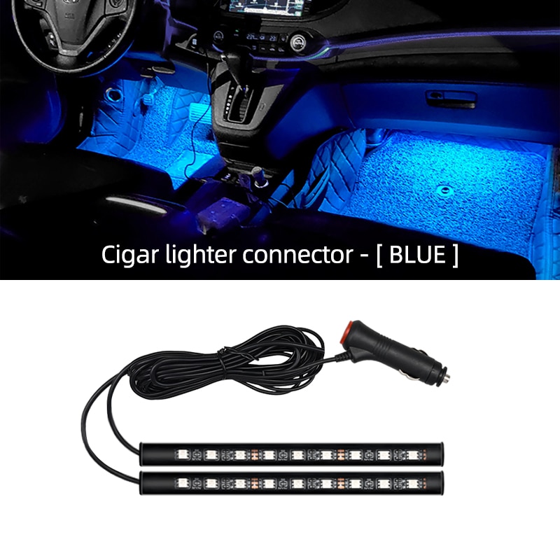 Car Interior Neon Light Usb - 자동차 LED 네온 조명 풋 라이트,