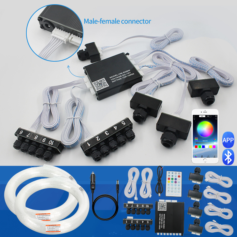 Car Roof Star Light Fiber Optic - 차량용 별빛 천장 장식, 광섬유 분기
