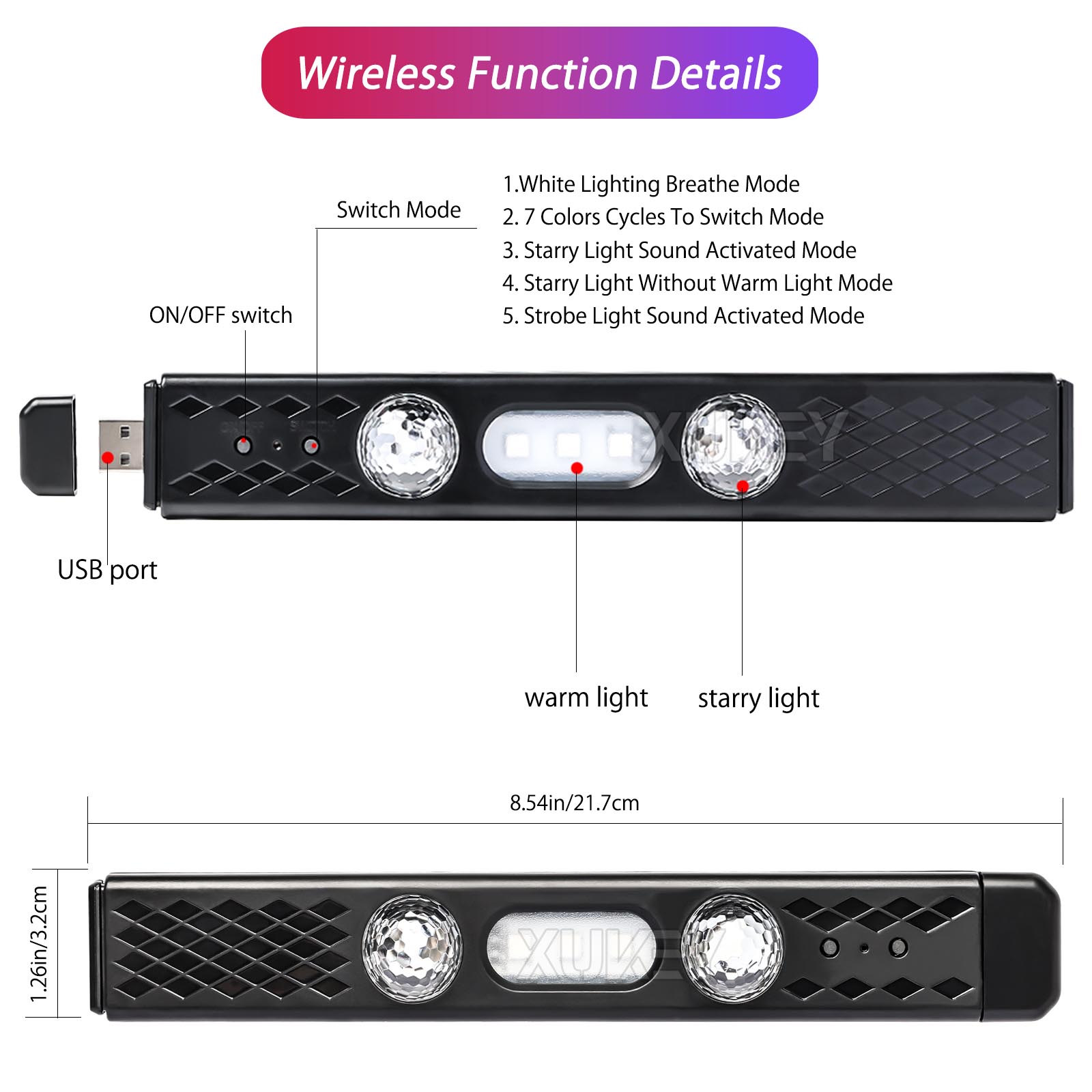 충전식 자동차 인테리어 조명, 무선 RGB 분위기 네온 - Car Ambient Light Kit With Remote 리뷰 및 가격