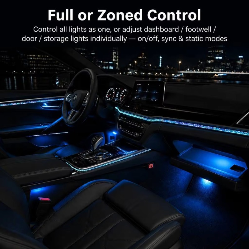 차량용 앰비언트 조명 키트, 18가지 모드, 드래곤 스 - Car Ambient Lighting 18 In 1 리뷰 및 가격