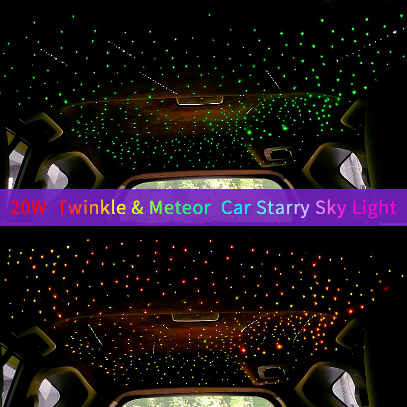 20W 유성 반짝임 자동차 별이 빛나는 하늘 스타 지붕 - Car Roof Star Light Fiber Optic 리뷰 및 가격