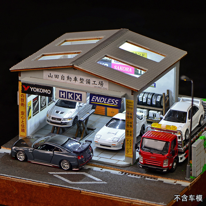 1:64 스케일 DIY 자동차 정비소 디오라마 키트(L - Car Ambient Lighting 18 In 1 리뷰 및 가격