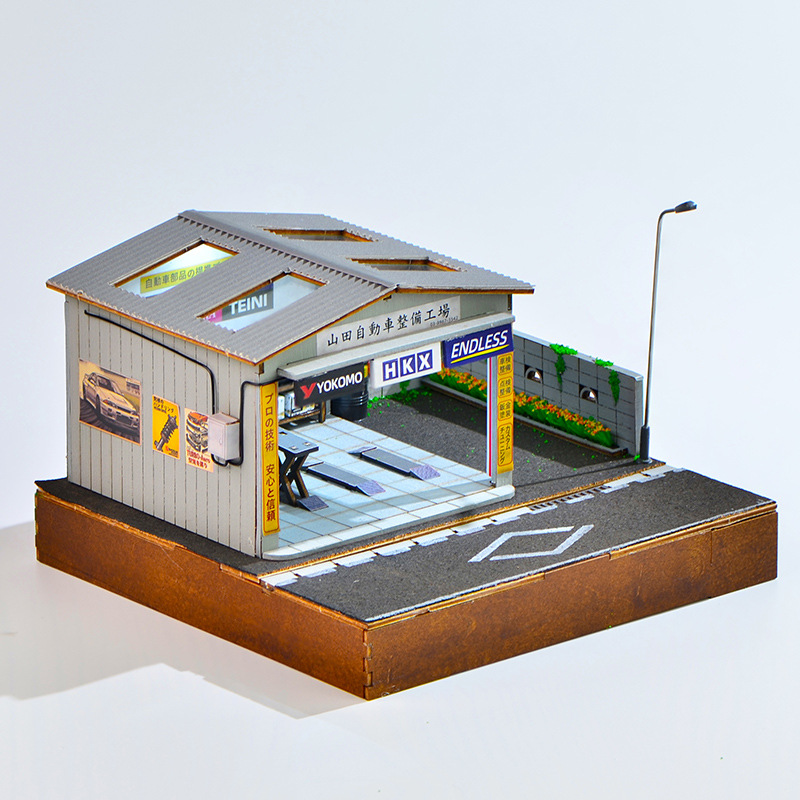 1:64 스케일 DIY 자동차 정비소 디오라마 키트(L - Car Ambient Lighting 18 In 1 리뷰 및 가격