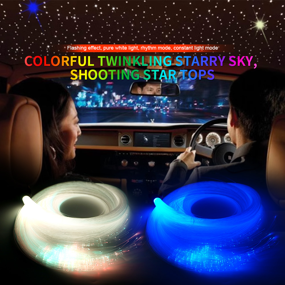 자동차 미니 기계용 반짝이 RGBW 별이 빛나는 하늘  - Car Roof Star Light Fiber Optic 리뷰 및 가격