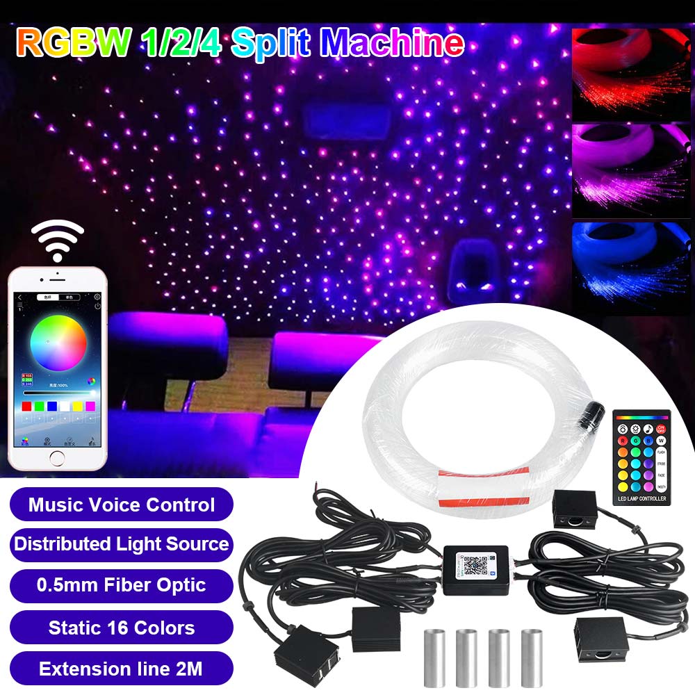 1/2/4 RGBW 분할형 차량 루프 스타 라이트 AP - Car Roof Star Light Fiber Optic 리뷰 및 가격
