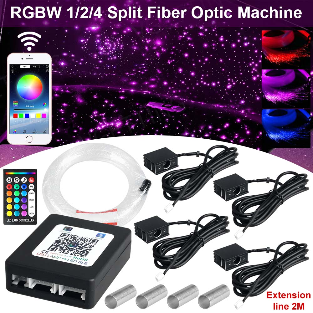 1/2/4 RGBW 분할형 차량 루프 스타 라이트 AP - Car Roof Star Light Fiber Optic 리뷰 및 가격