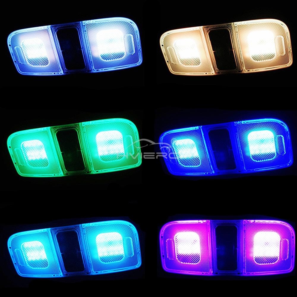 2X 자동 인테리어 장식 LED T10 W5W 분위기  - Car Ambient Light Kit With Remote 리뷰 및 가격