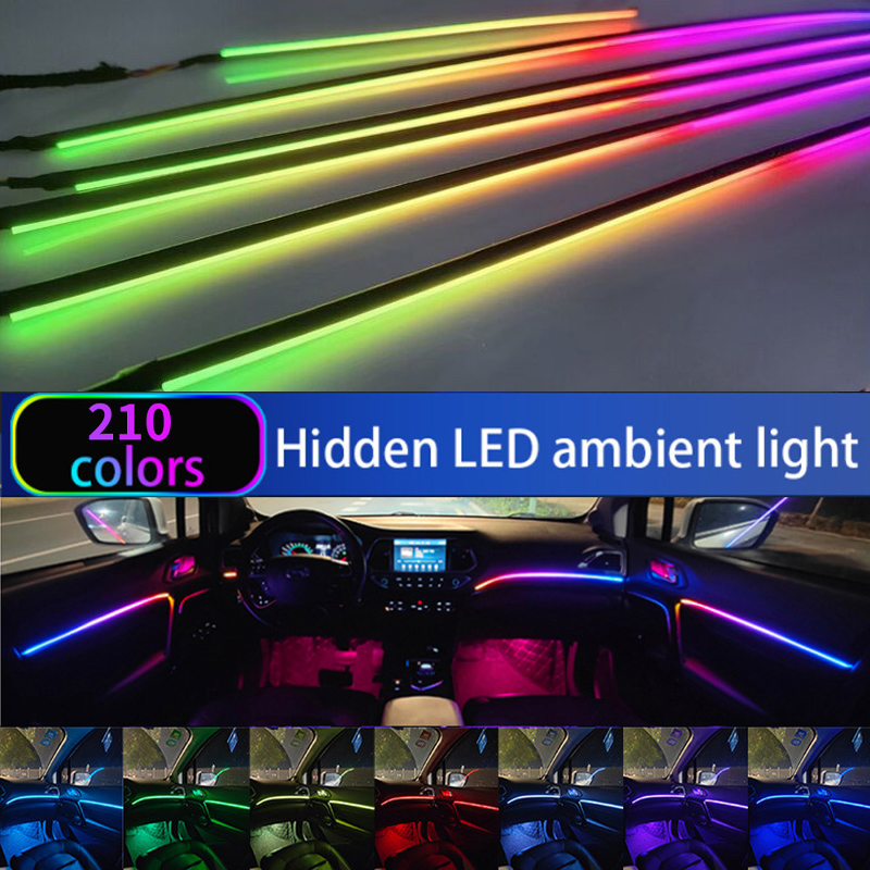 자동차 앰비언트 라이트, 64 색 아크릴 LED 램프  - Car Ambient Lighting 64 Color 리뷰 및 가격