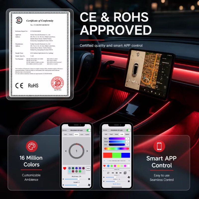 차량용 앰비언트 라이트 키트, 18가지/10가지/6가지 - Car Ambient Lighting 18 In 1 리뷰 및 가격