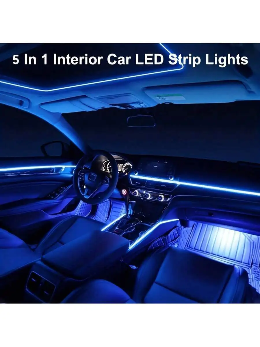 차량 실내등, USB 차량용 LED 라이트 바, 차량  - Car Ambient Light Kit With Remote 리뷰 및 가격