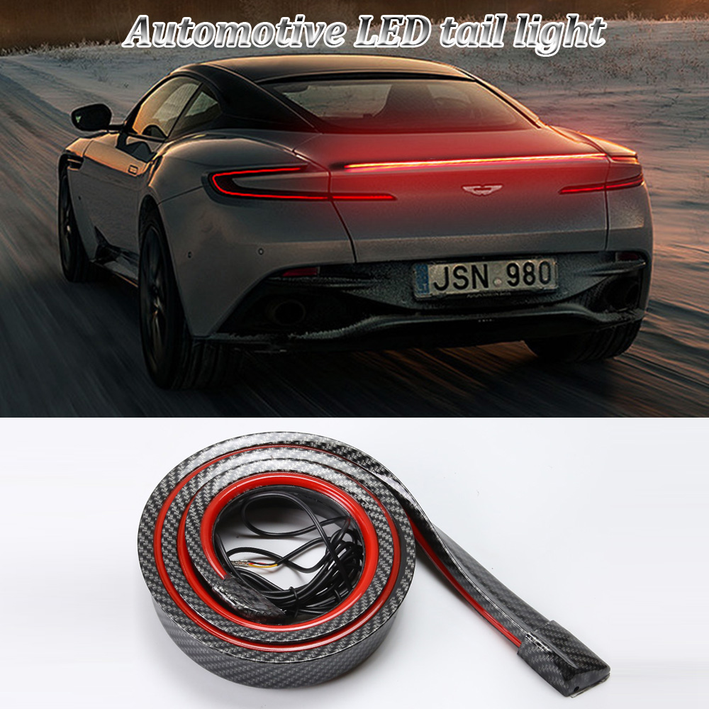 다이내믹 자동차 카본 블랙 리어 스포일러 스티커, LE - Car Led Strip 12V Waterproof 리뷰 및 가격