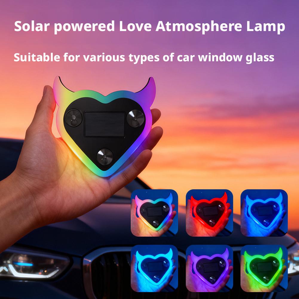 태양광 자동차 LED 창문 조명 하트 분위기 조명 인기 - Car Interior Neon Light Usb 리뷰 및 가격
