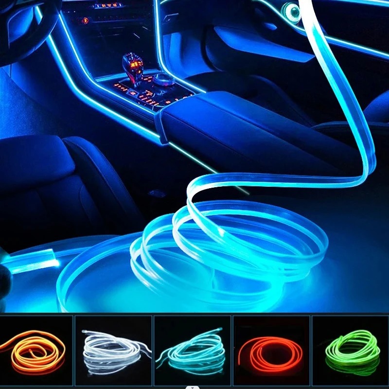 자동차 환경 El 와이어 LED USB 유연한 네온 인 - Car Interior Neon Light Usb 리뷰 및 가격