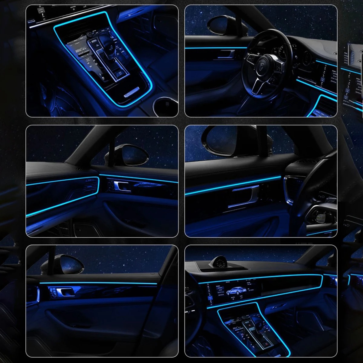 자동차 환경 El 와이어 LED USB 유연한 네온 인 - Car Interior Neon Light Usb 리뷰 및 가격