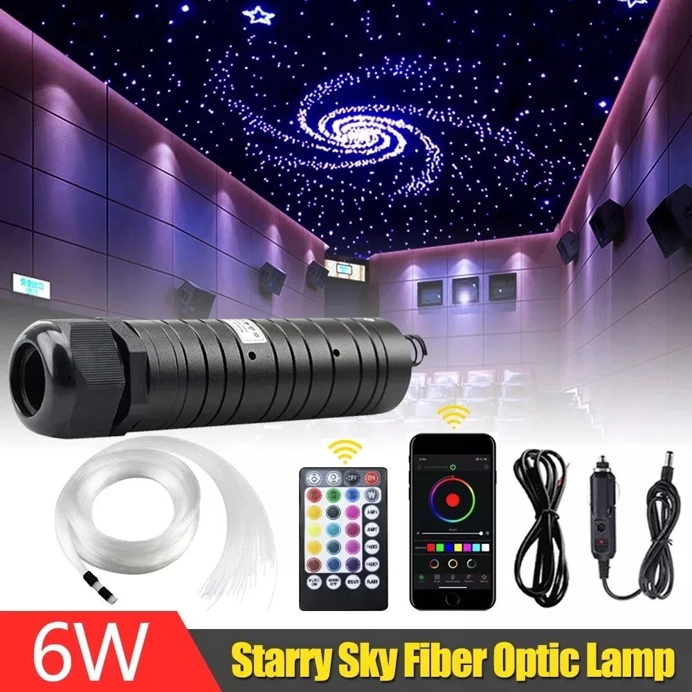 6W RGBW 광섬유 조명 자동차 천장 반짝이 별빛 키 - Car Roof Star Light Fiber Optic 리뷰 및 가격