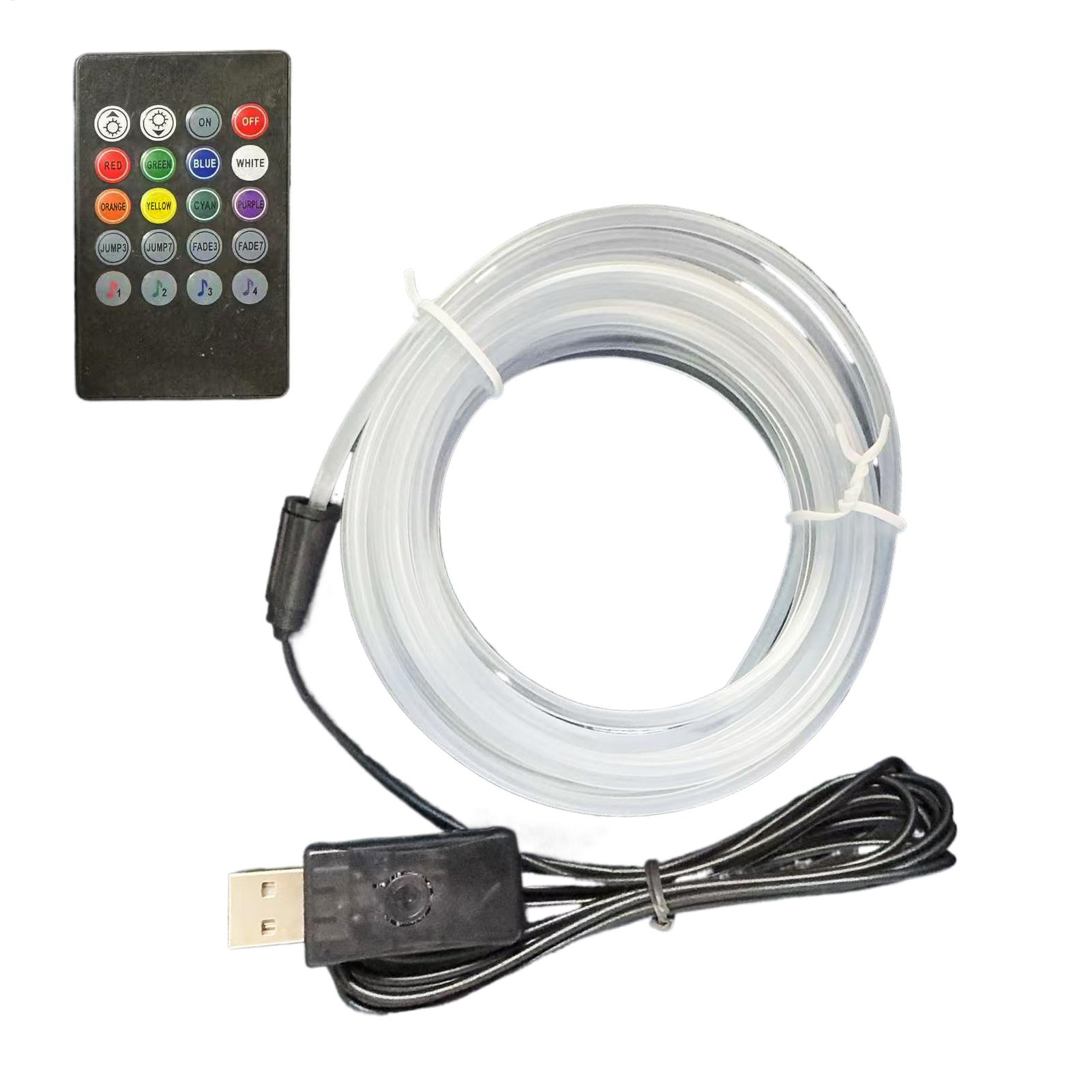 차량 실내 무드등 USB 음성 제어 LED 무드등 스트 - Car Ambient Light Sound Activated 리뷰 및 가격