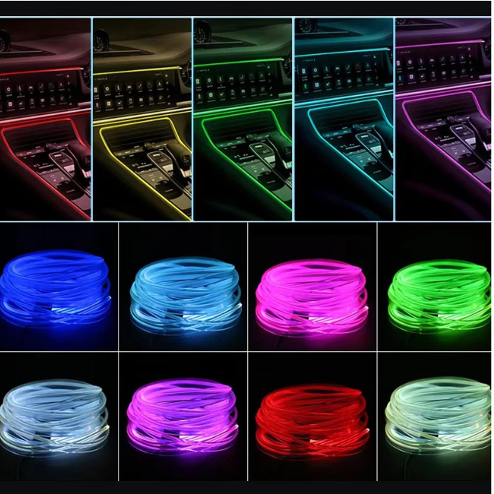 차량 실내 무드등 USB 음성 제어 LED 무드등 스트 - Car Ambient Light Sound Activated 리뷰 및 가격