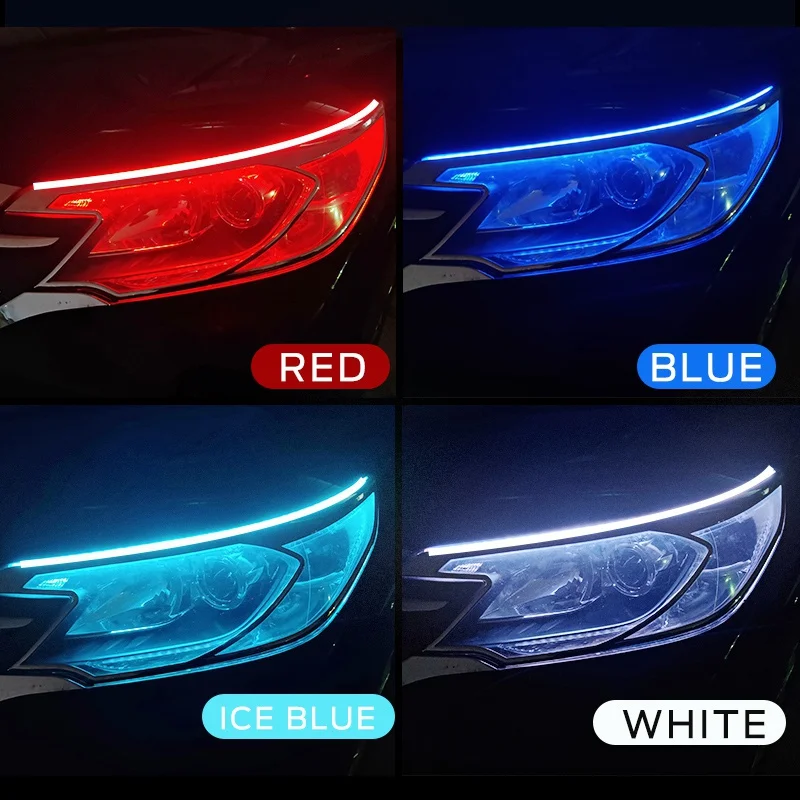 2Pcs 12V Led 가이드 스트립 헤드 라이트 자동 - Car Led Strip 12V Waterproof 리뷰 및 가격