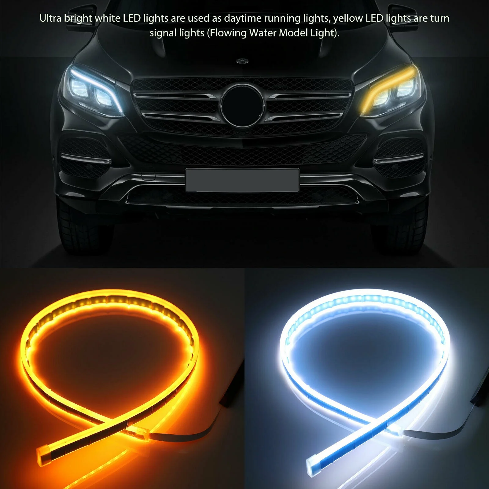 2Pcs 12V Led 가이드 스트립 헤드 라이트 자동 - Car Led Strip 12V Waterproof 리뷰 및 가격