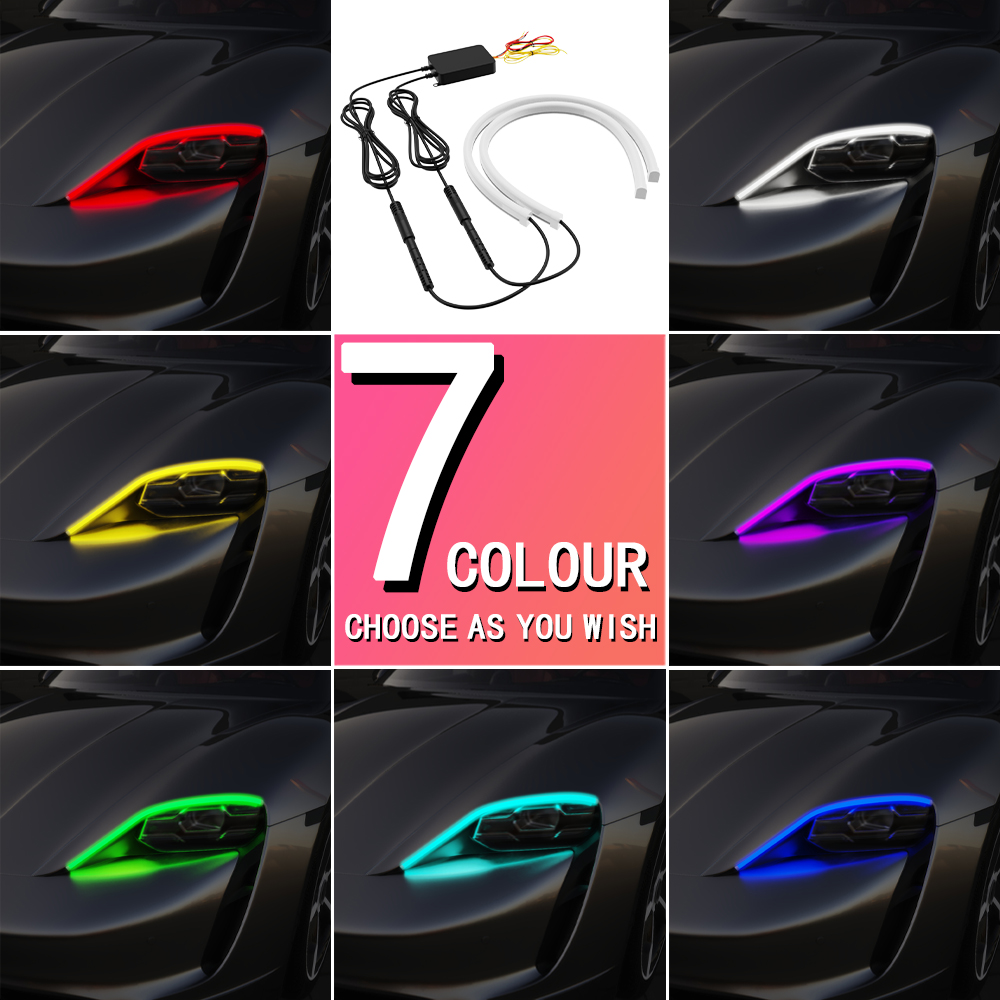 2개 30/45/60cm DRL 자동차 LED 주간 주 - Car Led Strip 12V Waterproof 리뷰 및 가격