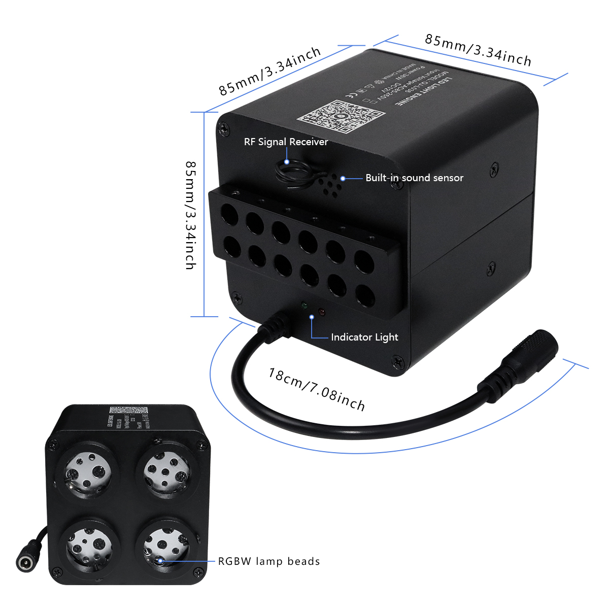 4포트 36W 트윙클 RGBW 메테오 광섬유 스타 라이 - Car Roof Star Light Fiber Optic 리뷰 및 가격