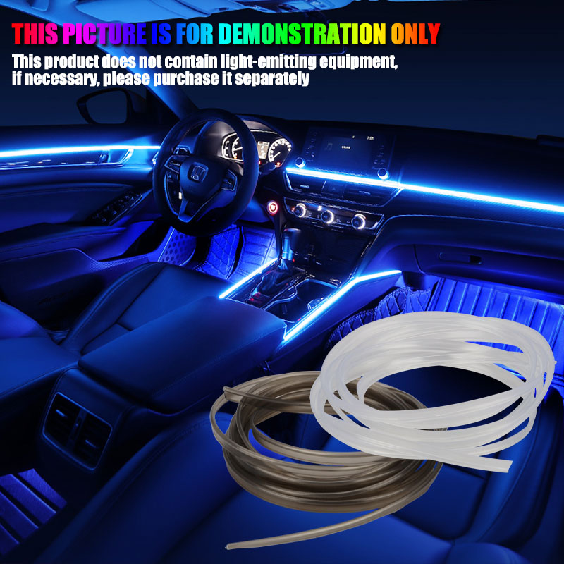 3M/5M/6M/8M 광섬유 네온 와이어 연장 스트립  - Car Ambient Light Fiber Optic 6M 리뷰 및 가격