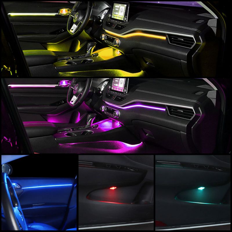 LED 자동차 실내 무드등 64 RGB 심포니 아크릴  - Car Dashboard Light Fiber Optic 리뷰 및 가격