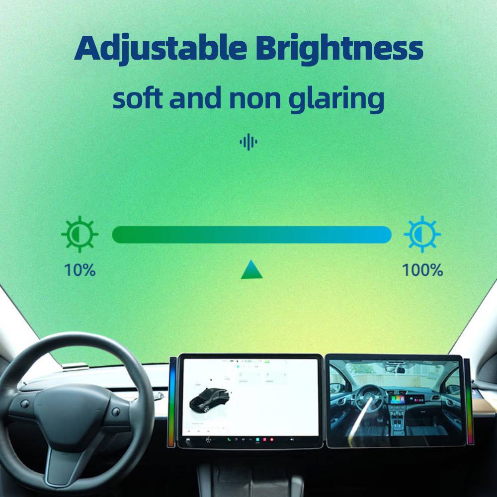 자동차 스크린 사운드 픽업 주변 조명 음성 활성화 RG - Car Ambient Light Sound Activated 리뷰 및 가격