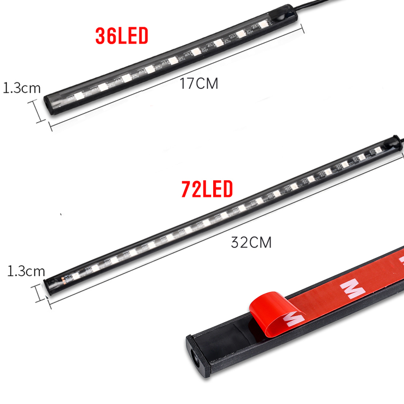 APP LED 오토바이 자동차 분위기 풋 라이트 리모컨 - Car Led Strip 12V Waterproof 리뷰 및 가격