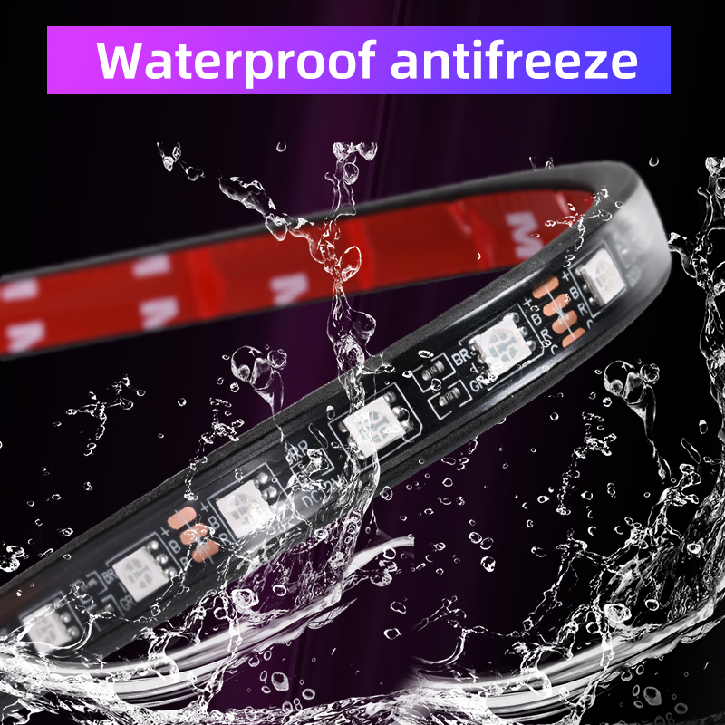 APP LED 오토바이 자동차 분위기 풋 라이트 리모컨 - Car Led Strip 12V Waterproof 리뷰 및 가격