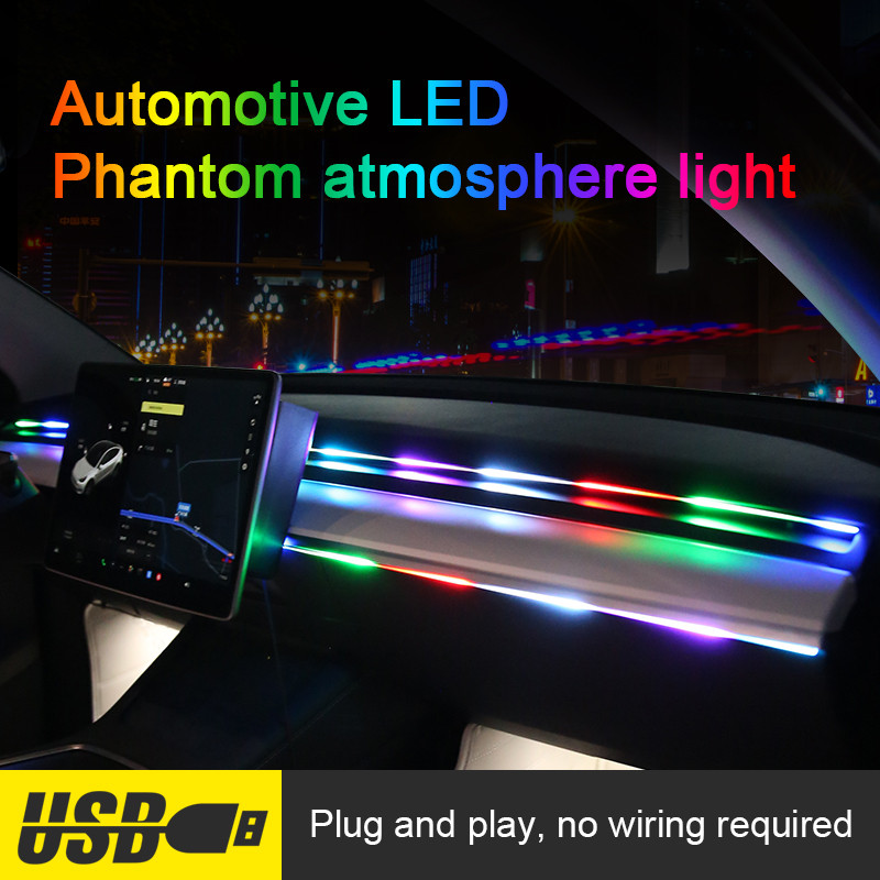 심포니 RGB 대시보드 LED 스트립, 계기판 책상 주 - Car Dashboard Light Fiber Optic 리뷰 및 가격