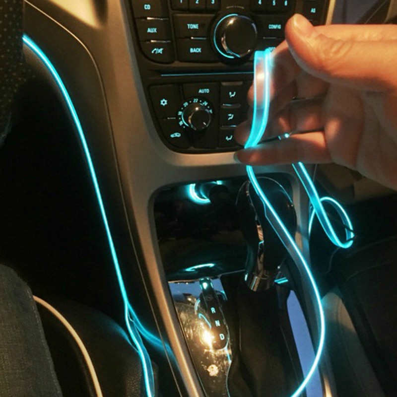자동차 인테리어 분위기 조명 LED 스트립, 유연한 E - Car Interior Led Strip App Control 리뷰 및 가격