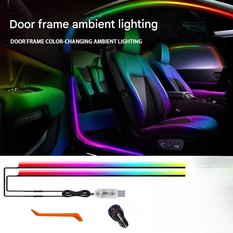 심포니 앰비언트 라이트 키트 자동차 실내 LED 스트립 - Car Ambient Light Kit With Remote 리뷰 및 가격