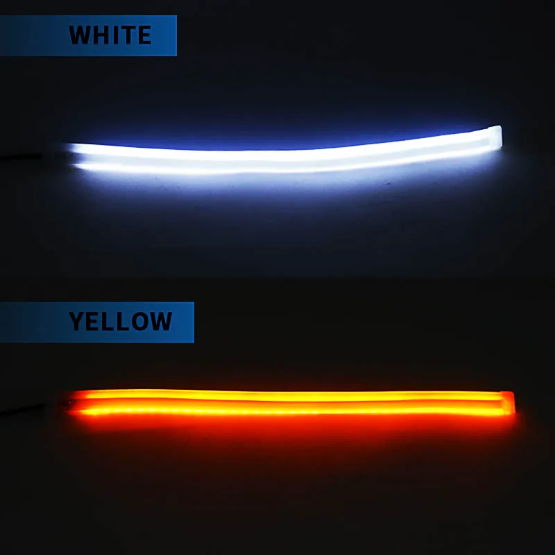 2 PCS DRL 자동차 유연한 LED 주간 주행 등  - Car Led Strip 12V Waterproof 리뷰 및 가격