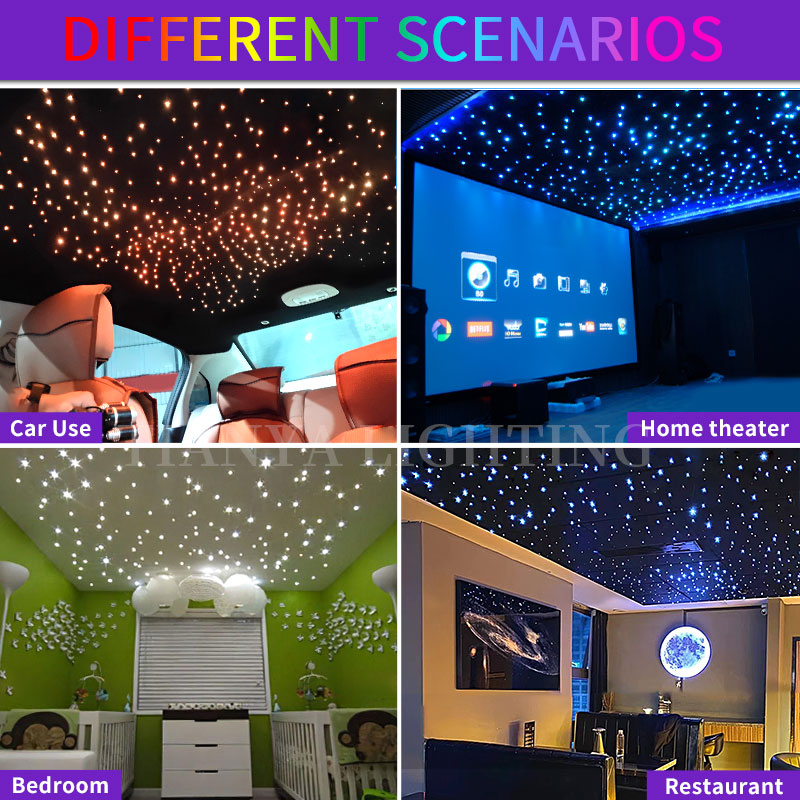반짝이는 별이 빛나는 하늘 자동차 별 천장 조명, 광섬 - Car Roof Star Light Fiber Optic 리뷰 및 가격