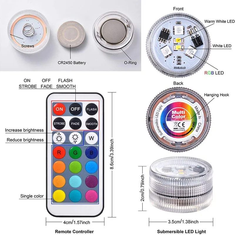 새로운 무선 접착제 LED 자동차 인테리어 주변 조명  - Car Ambient Light Kit With Remote 리뷰 및 가격