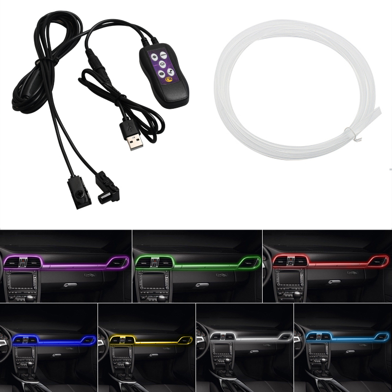 차량 실내 분위기 조명 USB RGB DIY 플렉시블  - Car Interior Neon Light Usb 리뷰 및 가격