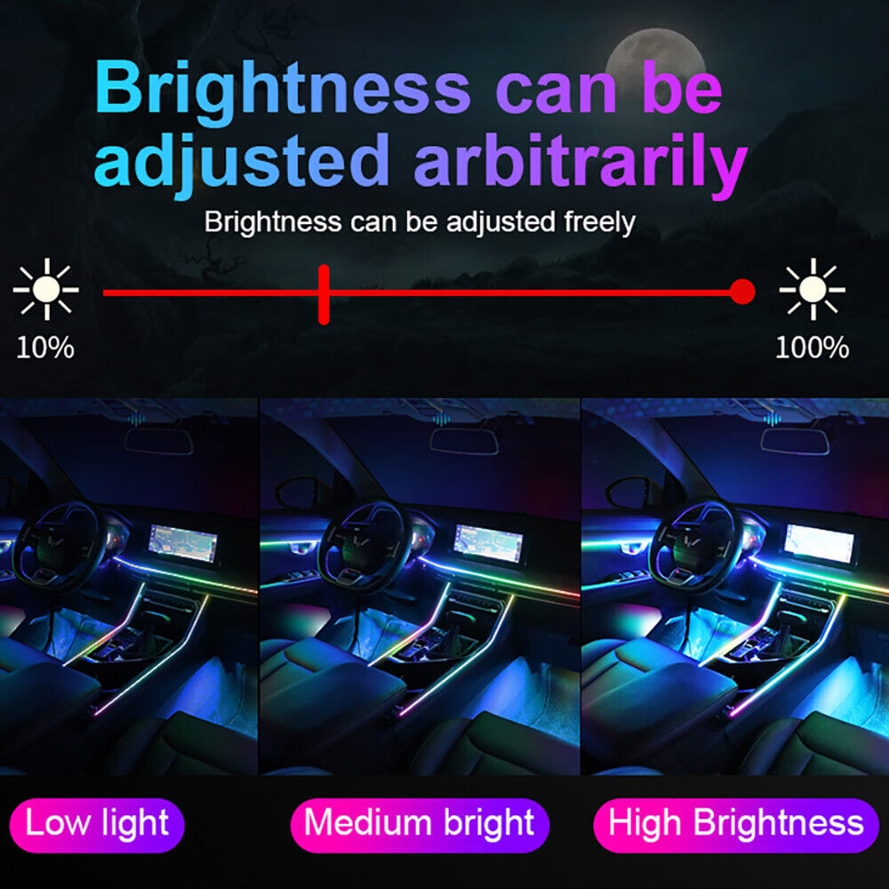 심포니 LED 스트립 앰비언트 라이트, RGB 인테리어 - Car Dashboard Light Fiber Optic 리뷰 및 가격