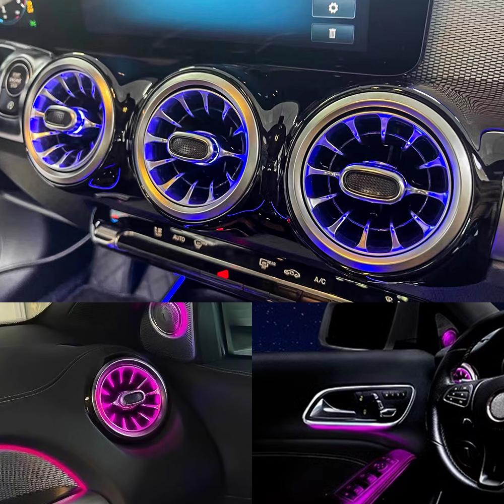 벤츠 W176 W117 W156 X156 A CLA G - Car Ambient Lighting 64 Color 리뷰 및 가격