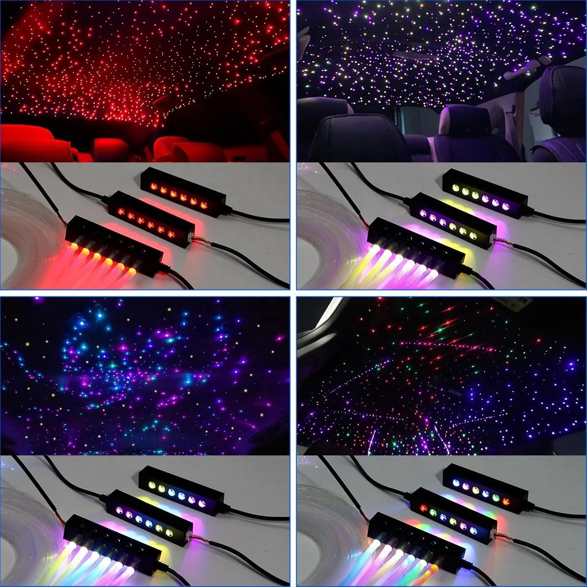RGB 광섬유 스타 천장 조명 광원, 자동차 천장 인테 - Car Roof Star Light Fiber Optic 리뷰 및 가격