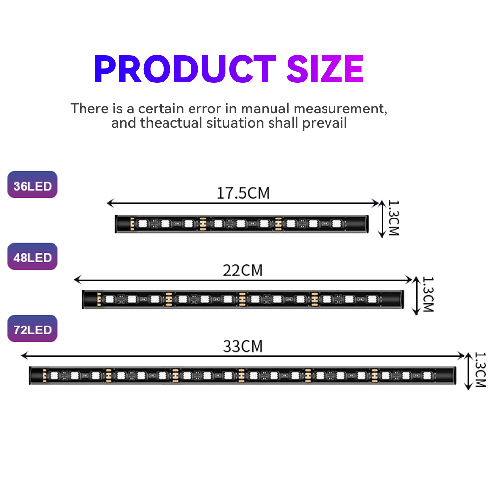 네온 LED 자동차 인테리어 주변 발 스트립 라이트 키 - Car Ambient Light Kit With Remote 리뷰 및 가격