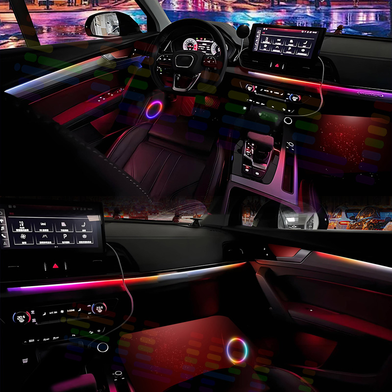 앰비언트 라이트 앱용 범용 자동차 모델 컷팅 가능 개별 - Car Interior Led Strip App Control 리뷰 및 가격