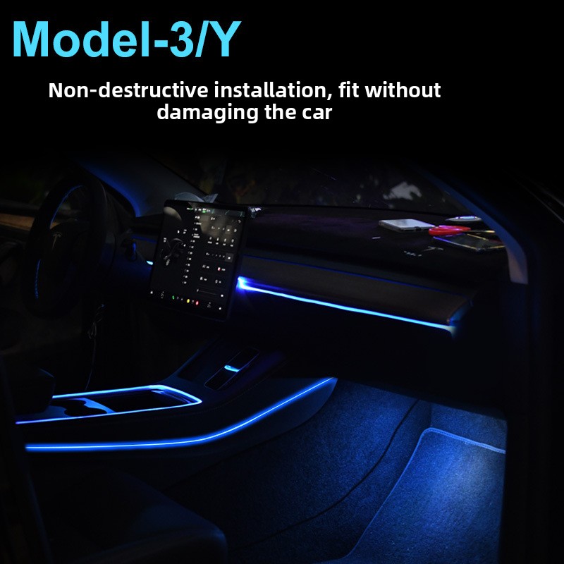 2018~2026년형 모델 3 차량용 중앙 제어 대시보 - Car Dashboard Light Fiber Optic 리뷰 및 가격