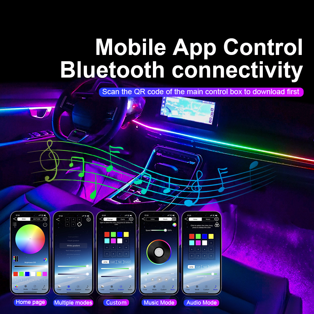 범용 Led 자동차 주변 조명 RGB 64 213 컬러 - Car Ambient Lighting 64 Color 리뷰 및 가격