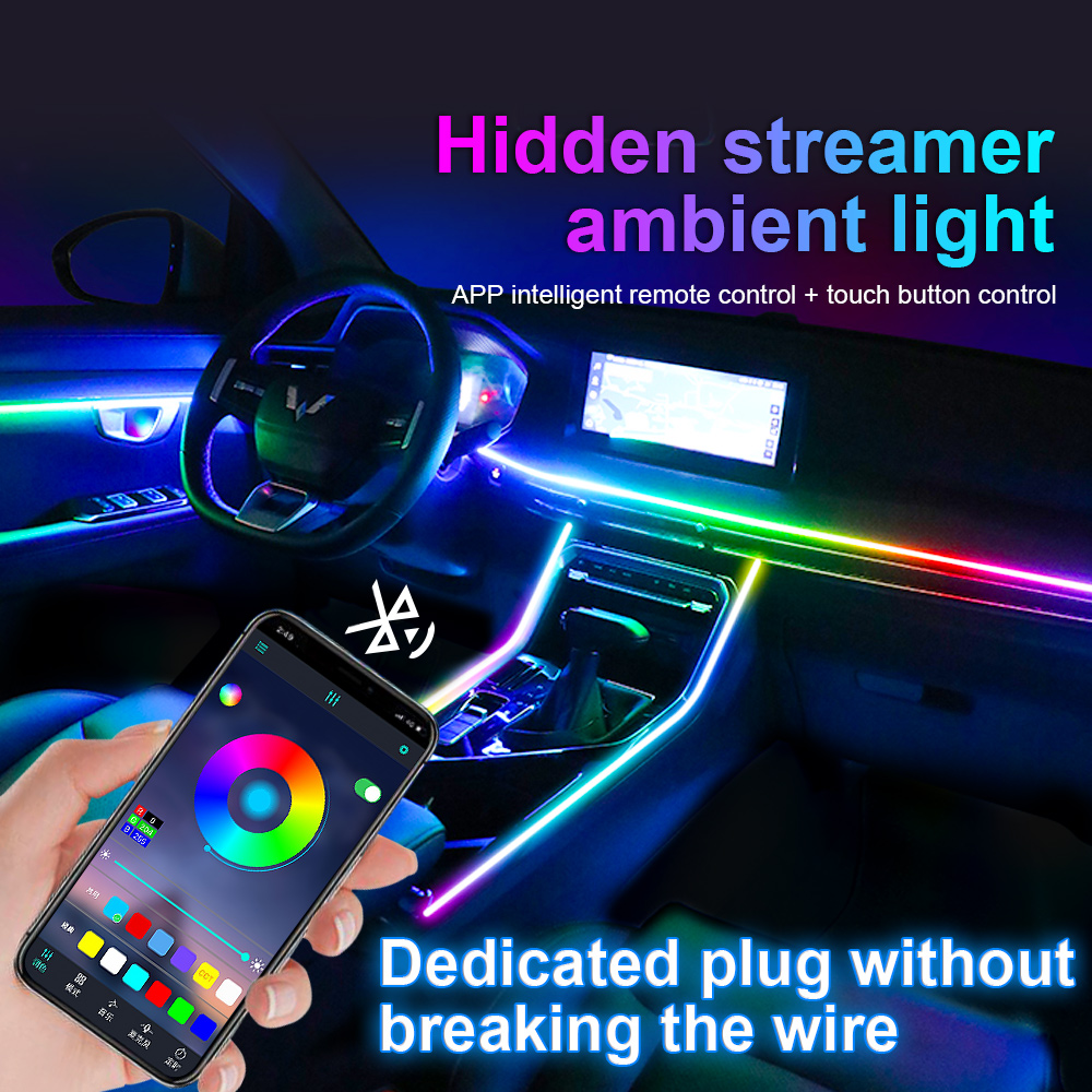 RGB LED 자동차 분위기 라이트 심포니 인테리어 장 - Car Dashboard Light Fiber Optic 리뷰 및 가격